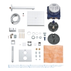 Душевая система GROHE Grohtherm Cube, хром, (34741000)