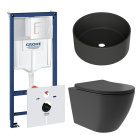 Комплект инсталляции GROHE Rapid SL 38772SH0 с унитазом Aqueduto OVO Plus OVOT0240 и раковиной Aqueduto ESPIRAL D400 ESP0140 (NW0420)