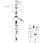 Смеситель для биде GROHE Eurosmart Cosmopolitan, S-size, хром (32840000)