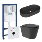 Комплект инсталляции GROHE Rapid SL NW0145/S с унитазом Aqueduto CONE Plus CONT0240 и раковиной Aqueduto ESPIRAL ESP0240 (NW0457)