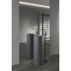 Внешняя часть смесителя для раковины GROHE Allure напольного монтажа, темный графит глянец (23856A01)