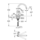 Готовый набор для кухни GROHE BauLoop (NK0008)