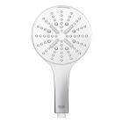 Ручной душ GROHE Rainshower SmartActive 130, 9,5 л/мин, 3 режима, белая луна (26574LS0)