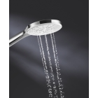 Ручной душ GROHE Rainshower SmartActive 130, 9,5 л/мин, 3 режима, белая луна (26574LS0)