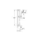 Готовый комплект для ванной комнаты GROHE Eurosmart Cosmopolitan (NB0001-2)