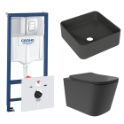 Комплект инсталляции GROHE Rapid SL 38775001 с унитазом Aqueduto MACIO Plus MACТ0240 и раковиной Aqueduto ESPIRAL ESP0340 (NW0394)
