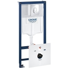 Комплект инсталляции GROHE Rapid SL 4 в 1 с унитазом Euro Ceramic и сиденьем (NW0136)