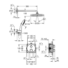 Душевая система GROHE Grontherm с термостатом для душа, хром (34872000)