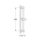 Готовый комплект для ванной комнаты GROHE Eurosmart с душевым гарнитуром, хром (NB0059)