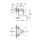Смеситель для кухни GROHE Eurosmart, хром (31391003)