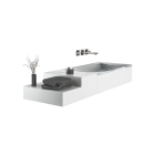 Внешняя часть смесителя для раковины GROHE Allure скрытого монтажа, на 3 отверстия, M-Size, темный графит глянец (20193A02)