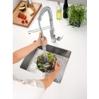 Смеситель для кухни GROHE Eurocube, суперсталь (31395DC0)