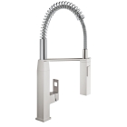 Смеситель для кухни GROHE Eurocube, суперсталь (31395DC0)