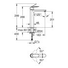 Смеситель для раковины GROHE Eurosmart Cosmopolitan, XL-size, хром (23921000)