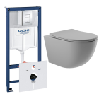 Комплект инсталляции GROHE Rapid SL 38775001 с унитазом Aqueduto OVO OVO0130 и раковиной Aqueduto ESPIRAL D400 ESP0130 (NW0398)