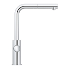 Смеситель для кухни GROHE Blue Home с системой фильтрации, охлаждения и газирования воды, Wi-Fi, хром (31539000)