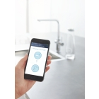 Смеситель для кухни GROHE Blue Home с системой фильтрации, охлаждения и газирования воды, Wi-Fi, хром (31539000)
