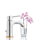 Смеситель для раковины GROHE Grandera с донным клапаном, хром/золото (23303IG0)