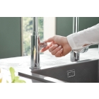 Кран для кухонной мойки GROHE Blue Pure Mono с функцией фильтрации, с фильтром в комплекте, хром (30387000)