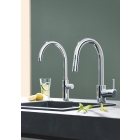 Кран для кухонной мойки GROHE Blue Pure Mono с функцией фильтрации, с фильтром в комплекте, хром (30387000)