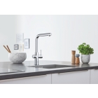 Смеситель для кухни GROHE Blue Home с системой фильтрации, охлаждения и газирования воды, Wi-Fi, хром (31539000)