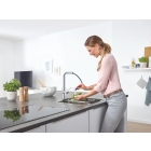 Смеситель для кухни GROHE Blue Home с системой фильтрации, охлаждения и газирования воды, Wi-Fi, хром (31539000)
