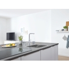 Смеситель для кухни GROHE Blue Home с системой фильтрации, охлаждения и газирования воды, Wi-Fi, хром (31539000)