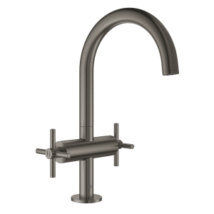 Смеситель для раковины GROHE Atrio двухвентильный, темный графит матовый (21019AL3)