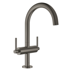Смеситель для раковины GROHE Atrio двухвентильный, темный графит матовый (21022AL3)