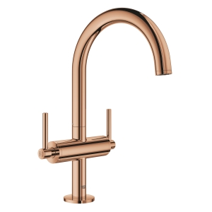 Смеситель для раковины GROHE Atrio двухвентильный, теплый закат глянец (21022DA3)