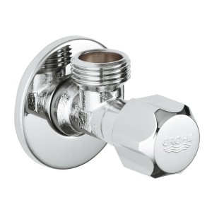 Вентиль угловой GROHE универсальный 1/2", хром (2201600M)
