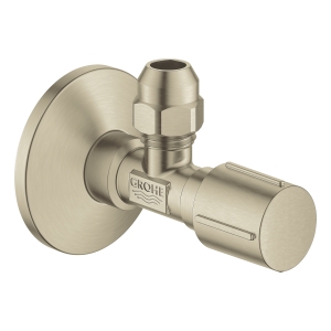 Вентиль угловой GROHE 1/2 дюйма-3/8 дюйма, 1 шт, никель, матовый (22037EN0)