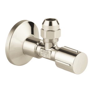 Вентиль угловой GROHE 1/2 дюйма-3/8 дюйма, 1 шт, никель, глянец (22039BE0)
