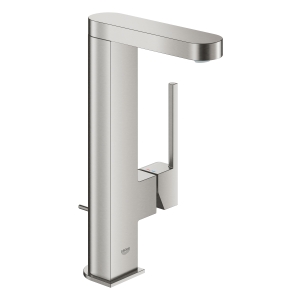 Смеситель для раковины GROHE Plus с донным клапаном, L-Size, суперсталь (23851DC3)
