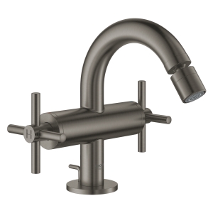 Смеситель для биде GROHE Atrio двухвентильный, темный графит матовый (24027AL3)
