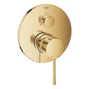 Внешняя часть смесителя для ванны GROHE Essence с переключателем на 3 положения, холодный рассвет глянец (24092GL1)