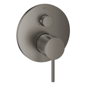 Внешняя часть смесителя для ванны GROHE Atrio на 3 потребителя, темный графит матовый (24096AL3)