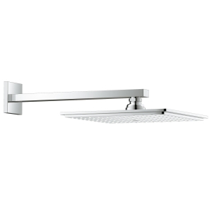 Верхний душ с душевым кронштейном 286 мм, 1 режим струи, GROHE Rainshower Allure 230, хром, (26054000)