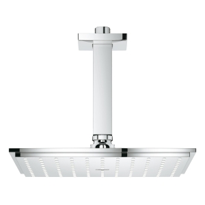 Верхний душ с кронштейном GROHE Rainshower Allure, диаметр 210 мм, потолочный кронштейн, хром (26065000)