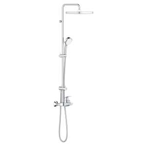 Душевая система GROHE Tempesta Cosmopolitan 250 CUBE со смесителем для ванны, хром (26693000)
