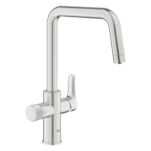 Смеситель для кухни GROHE Blue Pure Eurosmart с функцией фильтрации, без фильтра в комплекте, суперсталь (30583DC0)