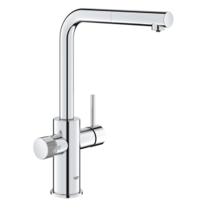 Смеситель для кухни GROHE Blue Pure Minta c вытяжным изливом, функцией фильтрации, без фильтра в комплекте, хром (30590000)