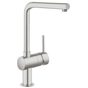 Смеситель для кухни GROHE Minta с поворотным L-изливом, суперсталь (31375DC0)