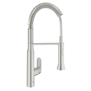 Смеситель для кухни GROHE K7 профессиональный, уменьшенный вариант, суперсталь (31379DC0)