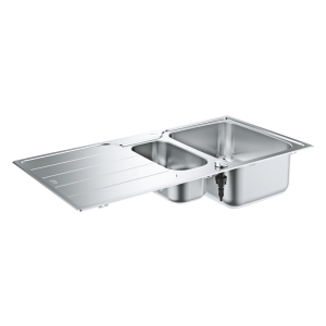 Мойка GROHE K500 с корзинчатым вентилем, нержавеющая сталь (31572SD1)