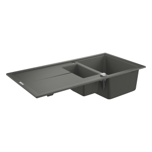 Мойка GROHE K400 с 1,5 чашей, 1000 x 500 мм, серый гранит (31642AT0)