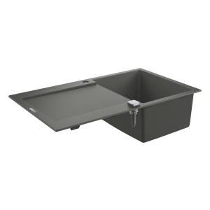 Мойка GROHE K500 с одной чашей, 860 x 500 мм, серый гранит (31644AT0)