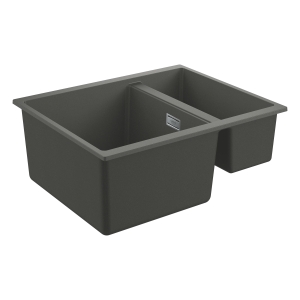 Мойка GROHE K500 с 1,5 чашей, 555 x 460 мм, серый гранит (31648AT0)