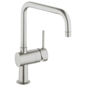 Смеситель для кухни GROHE Minta с поворотным U-изливом, суперсталь (32488DC0)