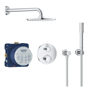 Набор для комплектации душа с Rainshower Cosmopolitan 210, GROHE Grohtherm, хром, (34732000) 